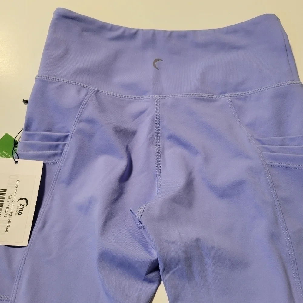 NWT ZYIA Grapemist leggings size 4.